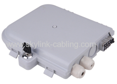 Fiber optic FTTH distribution box