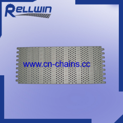 Plastic vacuum top 800 modular conveyor belt heat resistant