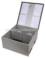 fiber optic metal distribution box with 12/24/36/48/72/96 core
