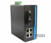4 Port RJ45 Industrial Media Converter / Multi Mode Gigabit Ethernet Media Converter