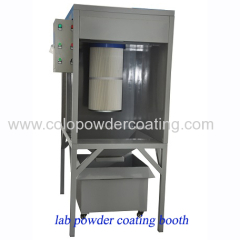 Lab powder coating system