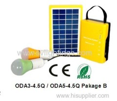 3w 4.5Ah solar home lighting systems