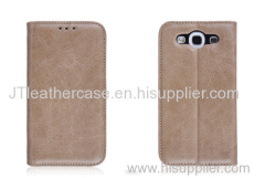 Customized real leather cover for S3 .
