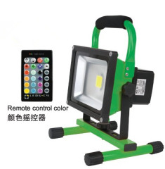 10W Rechargeable RGB LED Flood Light