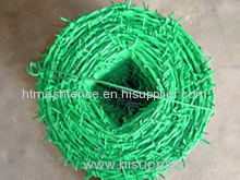 barbed wire pvc coated