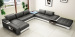 2014 cheap modern L shape leather sofa AL225