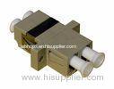 LC Duplex Fiber Optic Adaptor , LC-LC MM Fiber Optic Adapter with Stable Capability