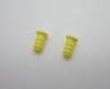 Stylish Yellow 3.5mm Cell Phone Dust Plugs Headphone Jack Dust Cap