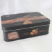 Small rectangular chocolate tin box