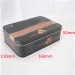 Small rectangular tea tin box