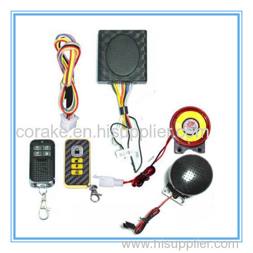 motorcycle alarm with speaking