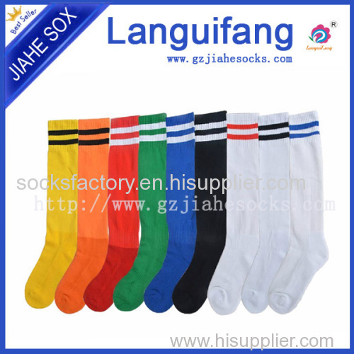 wholesale and customed football sock high quality cotton soccer stockings