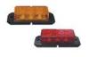 Red or Amber Led Side Marker Lights , DC12V or DC24V with 6pcs super Leds
