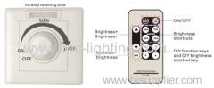86 panel IR remote dimmable controller