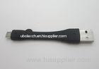 Black Short USB To Micro USB Cable Universal USB Cables for HTC / Blackberry