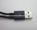 Y Shaped Multifunction Cable Double Ended Micro USB Cables Black 0.2m
