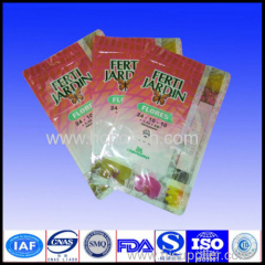 small bags with 3 zipper compartments