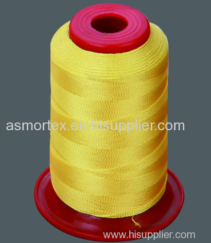 Nylon sewing thread for leather