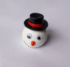 2014 new Christmas snow man shape lip gloss