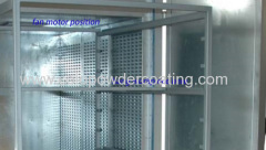 powder coating oven with track