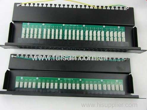 48 Ports Cat5e Patch Panel/utp patch panel