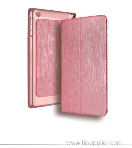 Red Leather Case Cover Stand for Apple ipad mini