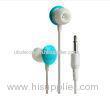 3.5mm Sound Reducing Stereo Earphones With Mic , 1.2m length