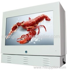 21.5" waterproof,highbrightness petrol station advertising display,digital outdoor lcd display screen,pump topper lcd si