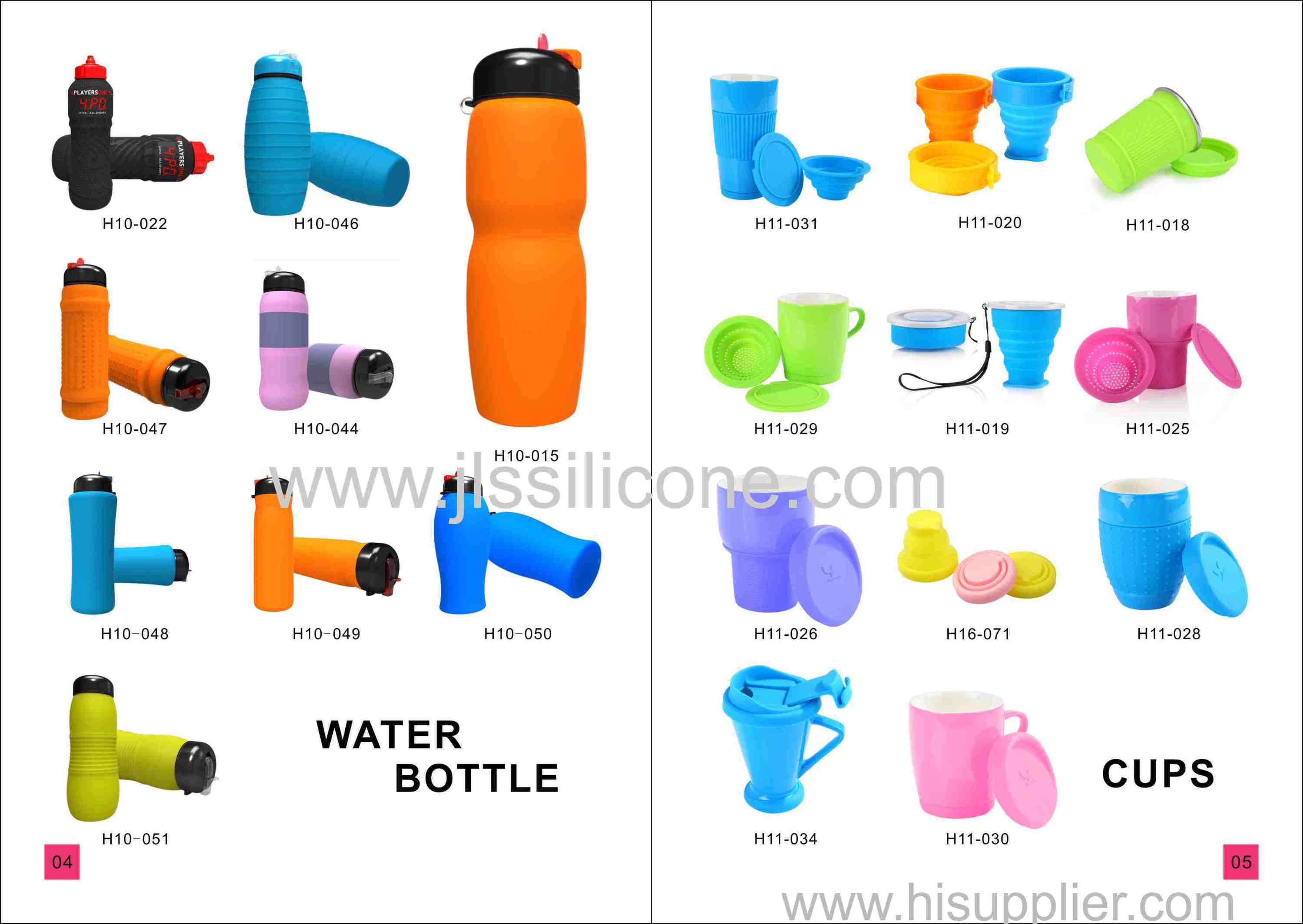 20014  New silicone  bottle