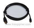 Micro HDMI Cable For 3D TV DVD 1080P 3D Ethernet 1.4V Bare Copper