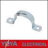 Rigid EMT Conduit Fittings , 4&quot; Two Hole Galvanized Steel Conduit Strap