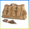 Fashion hot selling canvas travel bags with compartments