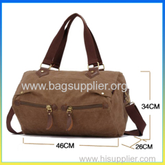 Best selling fashion canvas vintage travel bag