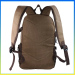 brown canvas backpack bag