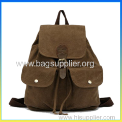 Hot selling cute canvas shoulders bag school bags and backpacks