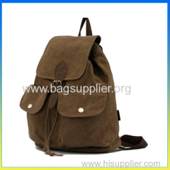 Hot selling cute canvas shoulders bag school bags and backpacks