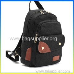New design canvas laptop kit bag outdoor school backpack bag
