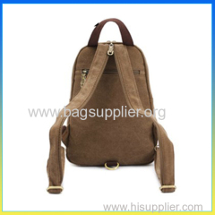 New design canvas laptop kit bag outdoor school backpack bag