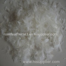 washed white duck feather2-4cm