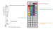 Intelligent 44 keys LED IR 44RGB Controller