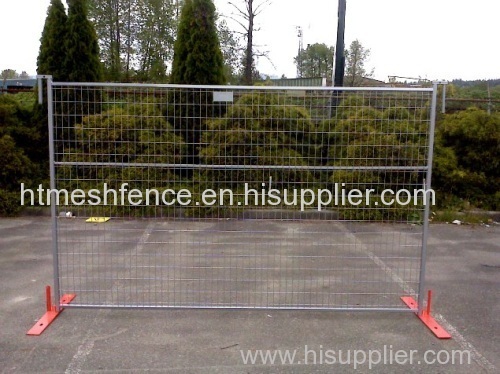6feet height Galvanized Canada temporary construction fence panel