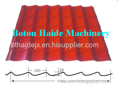 HD Hotsale Glazed roll forming machine