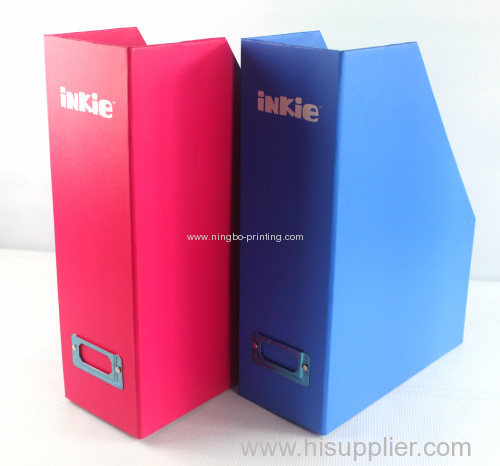 colourful paper file holder