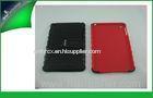 Red PC + Rubber oild coating Ipad Mini Protective Cases , Kickstand Tablet PC Cover