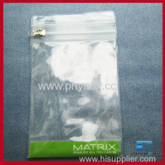 PVC packing bag with zipper