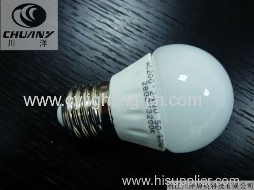 SMD2835 E27 3W LED bulb with unique heat dissipation design