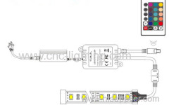 IR remote RGB controller