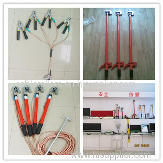 Copper grounding rod&earth rods,Short-circuit Grounding operation Pole