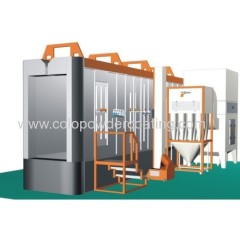 cyclone powder spray booth