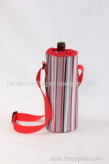 Custom Insulated Round Cooler Bag For Wine-HAC13327